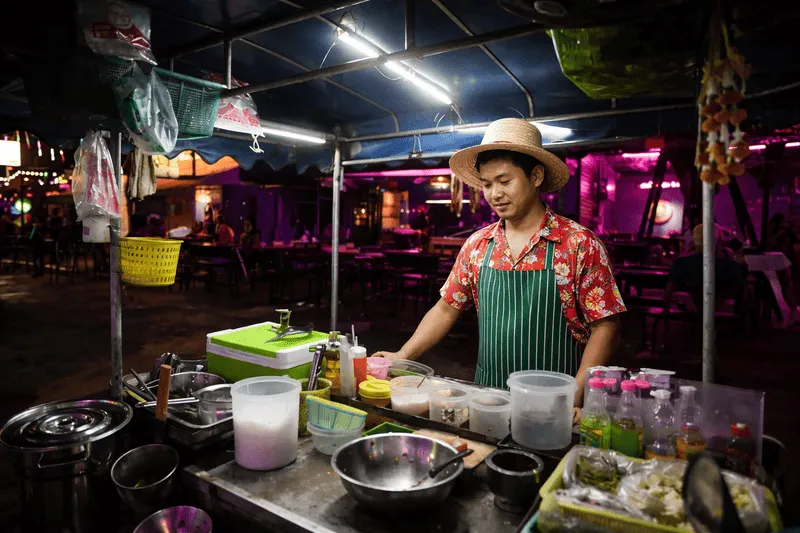 Уличная еда в Таиланде